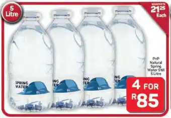 Pick n Pay Hypermarket PnP Natural Spring Water Still 5 Litre offer