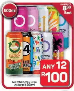 Pick n Pay Hypermarket Switch Energy Drink Assorted 500ml offer