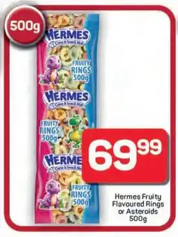 Pick n Pay Hypermarket Hermes Fruity Flavoured Rings or Asteroids 500g offer