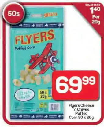 Pick n Pay Hypermarket Flyers Cheese 'n Chives Puffed Corn 50 x 20g offer