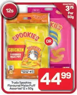 Pick n Pay Hypermarket Truda Spookies Flavoured Maize Puff Assorted 12 x 50g offer