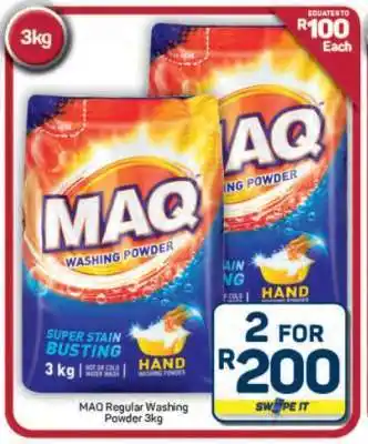 Pick n Pay Hypermarket MAQ Regular Washing Powder 3kg offer