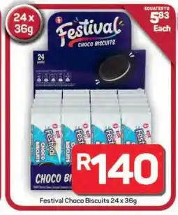 Pick n Pay Hypermarket Festival Choco Biscuits 24 x 36g offer