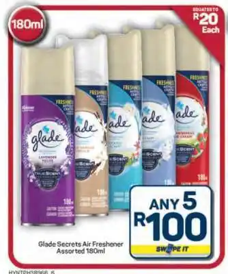 Pick n Pay Hypermarket Glade Secrets Air Freshener Assorted offer
