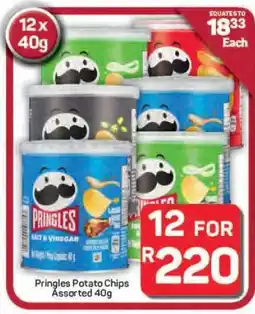 Pick n Pay Hypermarket Pringles Potato Chips Assorted 40g offer
