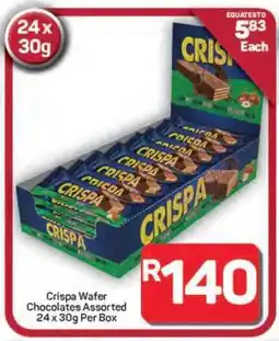 Pick n Pay Hypermarket Crispa Wafer Chocolates Assorted offer
