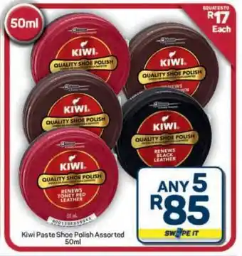 Pick n Pay Hypermarket Kiwi Paste Shoe Polish Assorted offer