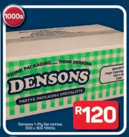 Pick n Pay Hypermarket Densons 1-Ply Serviettes offer