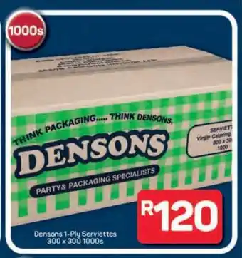 Pick n Pay Hypermarket Densons 1-Ply Serviettes offer