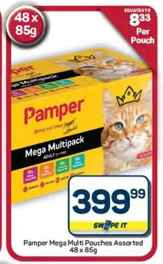 Pick n Pay Hypermarket Pamper Mega Multi Pouches Assorted offer