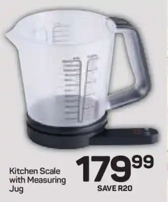 Pick n Pay Hypermarket Kitchen Scale with Measuring Jug offer