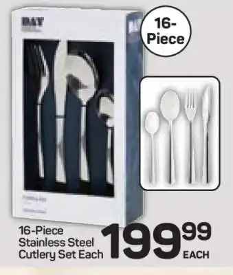 Pick n Pay Hypermarket 16-Piece Stainless Steel Cutlery Set offer