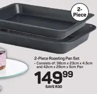 Pick n Pay Hypermarket 2-Piece Roasting Pan Set offer