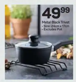 Pick n Pay Hypermarket Metal Black Trivet offer