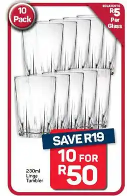 Pick n Pay Hypermarket 230ml Linga Tumbler offer