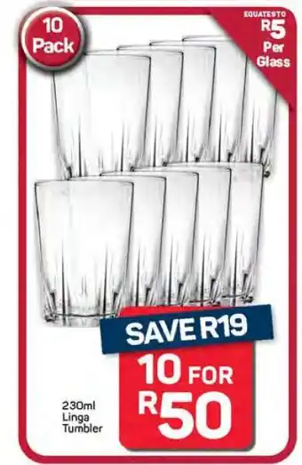 Pick n Pay Hypermarket 230ml Linga Tumbler offer