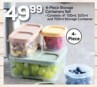 Pick n Pay Hypermarket 4-Piece Storage Containers Set offer