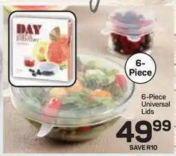 Pick n Pay Hypermarket 6-Piece Universal Lids offer