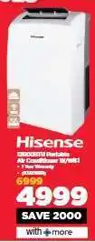 HiFi Corp Hisense 12000BTU Portable Air Conditioner W/WiFi offer