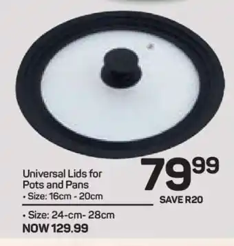 Pick n Pay Hypermarket Universal Lids for Pots and Pans offer