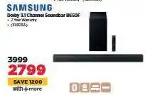 HiFi Corp Samsung Dolby 3.1 Channel Soundbar B650F offer