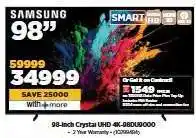 HiFi Corp Samsung 98-Inch Crystal UHD 4K offer