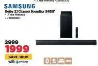 HiFi Corp Samsung Dolby 2.1 Channel Soundbar B450F offer