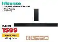 HiFi Corp Hisense 2.1 Channel Sound Bar HS2100 offer