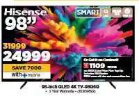 HiFi Corp Hisense 98-Inch QLED 4K TV-98Q60 offer