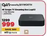 HiFi Corp 4K Google TV Streaming Box-LeapS3 offer