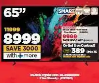 HiFi Corp 65-inch crystal UHD 4K-65U8000F offer