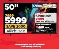 HiFi Corp 50-inch crystal UHD 4K-50BU8000F offer