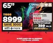 HiFi Corp 65-inch crystal UHD 4K 65U6900KF offer