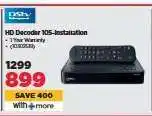 HiFi Corp HD Decoder 105-Installation offer