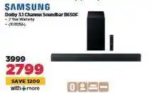 HiFi Corp Samsung Dolby 3.1 Channel Soundbar B650C offer
