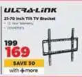 HiFi Corp ULTRA-LINK 21-70 inch Tilt TV Bracket offer