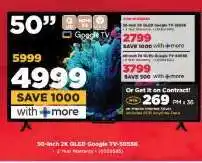 HiFi Corp 50-inch 2K QLED Google TV-505SK offer