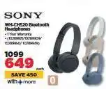 HiFi Corp Sony WH-CH520 Bluetooth Headphones offer