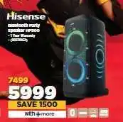 HiFi Corp Hisense Bluetooth Party Speaker HP500 offer