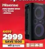 HiFi Corp Hisense Party Speaker HP100 offer