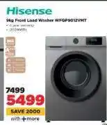 HiFi Corp Hisense 9kg Front Load Washer WFGP9012VMT offer