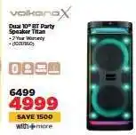 HiFi Corp Volkano X Dual 10 BT Party Speaker Titan offer