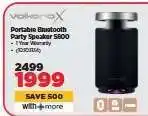 HiFi Corp VolkanoX Portable Bluetooth Party Speaker 5800 offer
