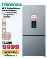 HiFi Corp Hisense 463L Fridge Freezer Inox H610BSWD offer