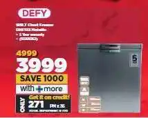 HiFi Corp Defy 195L Chest Freezer DMF513 Metallic offer