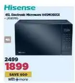 HiFi Corp Hisense 45L Electronic Microwave H45MOBS5X offer