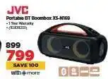 HiFi Corp JVC Portable BT Boombox XS-N160 offer