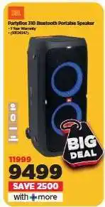 HiFi Corp PartyBox 310 Bluetooth Portable Speaker offer