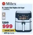HiFi Corp Milex 8L Touch Chef Digital Air Fryer offer