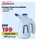 HiFi Corp Sunbeam Garment Steam Iron SG5800 offer